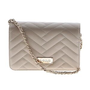 Bebe Taupe Chevron Crossbody Bag